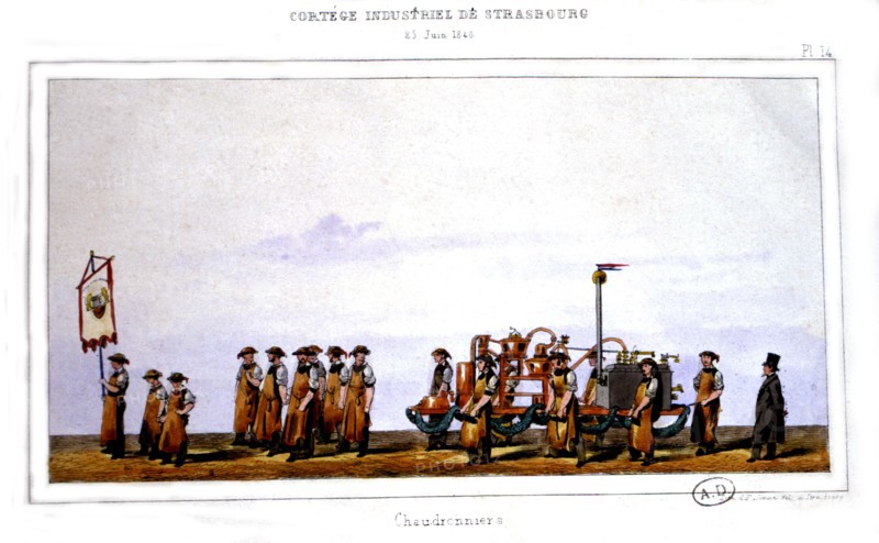 Cortège industriel de Strasbourg, Les chaudronniers