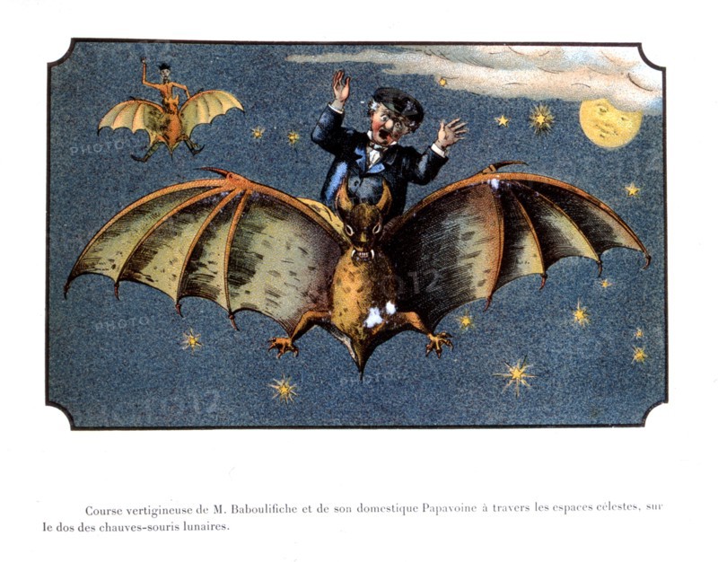 De Ville d'Avray, Journey To The Moon Before 1900