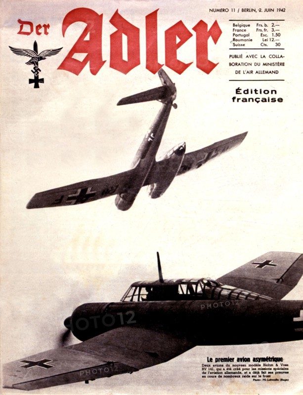 Journal allemand de propagande en langue française "Der Adler", 1942