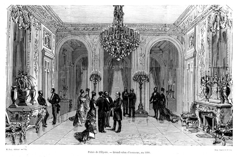 Palais de l'Elysée: le grand salon d'honneur