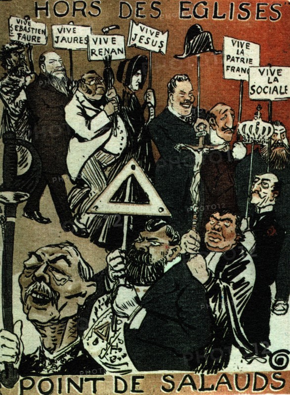 Dessin paru dans "l'Assiette au beurre" du 13 août 1904