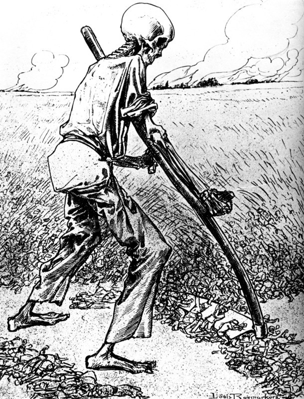 Caricature: The wheat is ripe