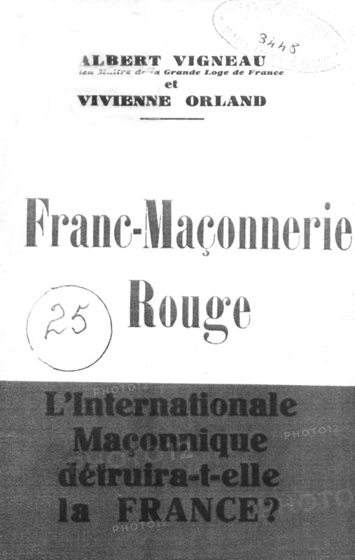 Couverture de : Franc-maçonnerie rouge, L'internationale maçonnique détruira-t-elle la France?