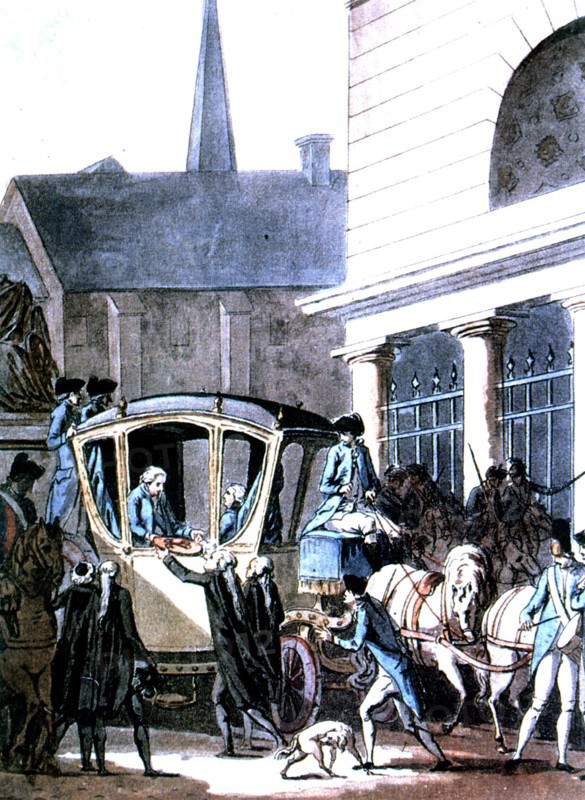 Janinet, Le Roi Louis XVI arrivant à Paris