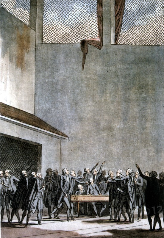 Janinet, The Tennis Court Oath