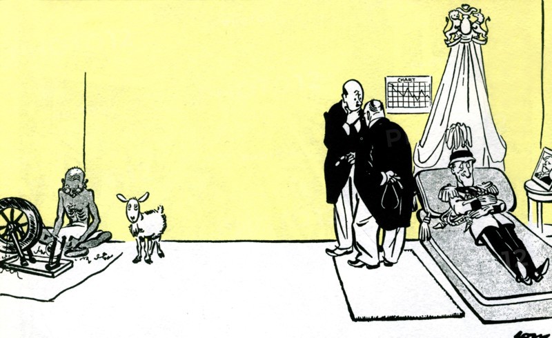 Gandhi, caricature