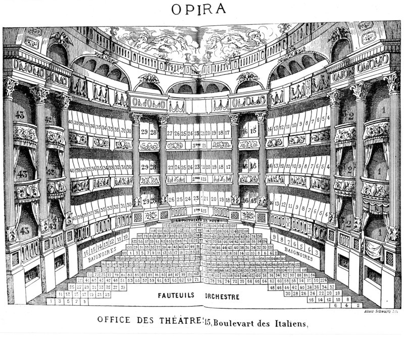 Paris. The Opera. in "Paris-Guide", 1867 Edition