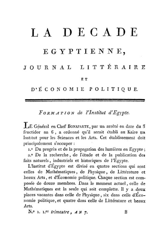 La Décade Egyptienne