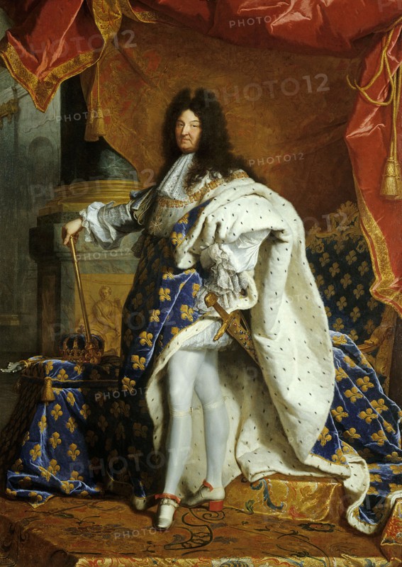 Rigaud, Portrait of Louis XIV in his coronation robe