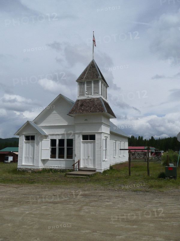 Tin Cup townhall, Colorado, USA