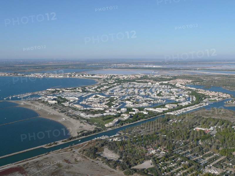 Marina south of Nimes, Gard