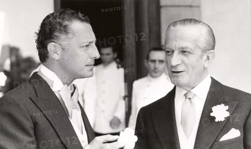 Gianni Agnelli and Rinaldo Piaggio