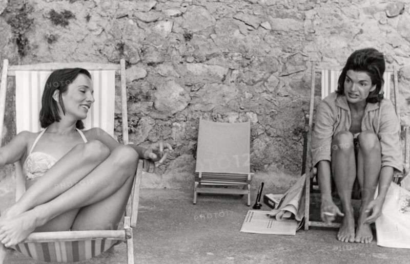 Jackie Kennedy et Lee Radziwill.