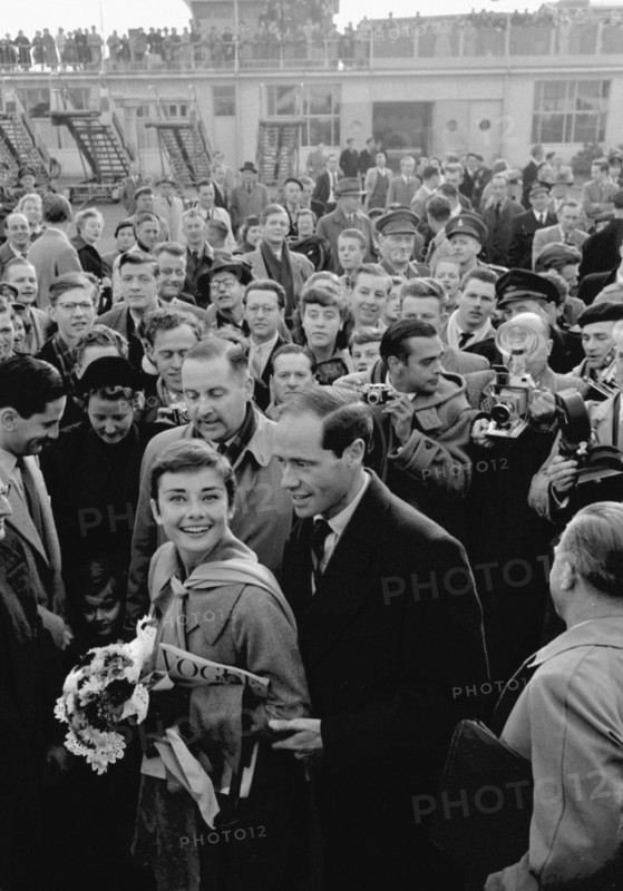 Audrey Hepburn with Mel Ferrer