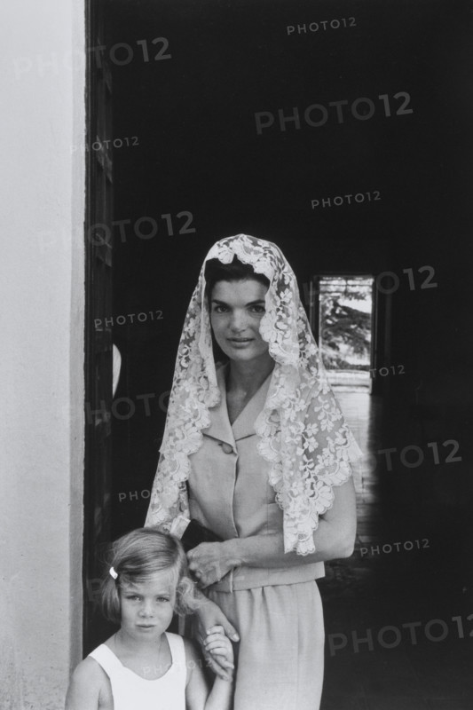 Jackie Kennedy and her daughter Caroline