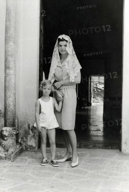 Jackie Kennedy et sa fille Caroline