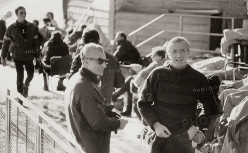 Mohammad Reza Pahlavi à Saint-Moritz, 1957