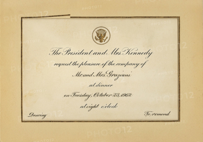 Invitation à dîner de la Maison Blanche