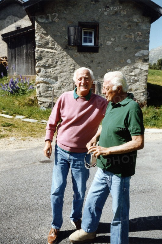 Gianni Agnelli et Benno Graziani