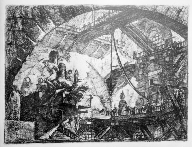 Les Prisons imaginaires par Piranèse