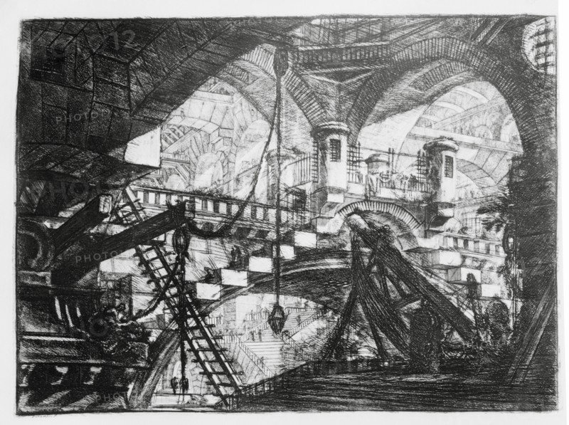 Les Prisons imaginaires par Piranèse