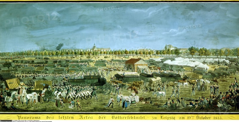 Bataille des nations près de Leipzig, 1813