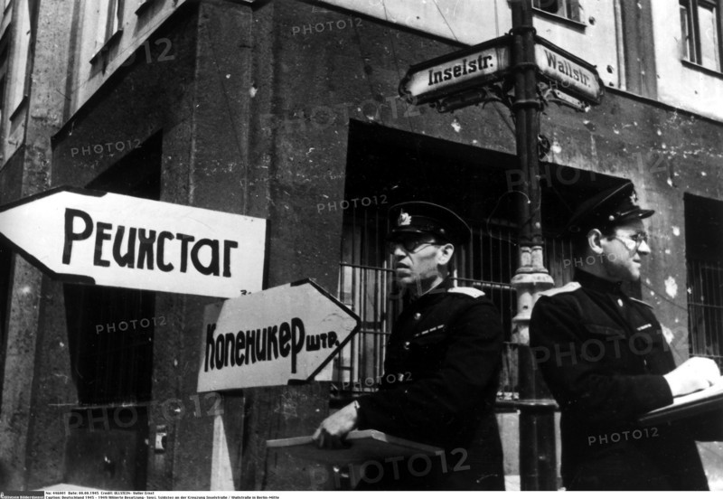 Berlin, secteur soviétique, 1945