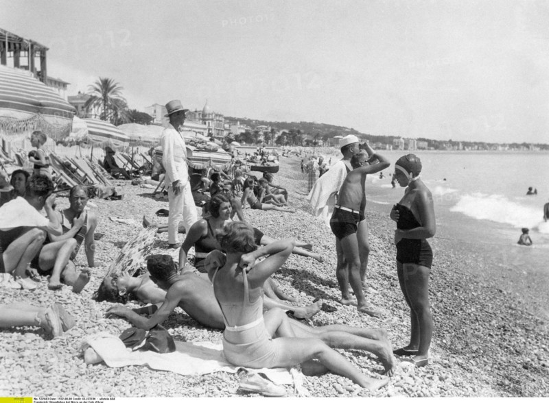 Plage sur la Côe d'Azur, 1932