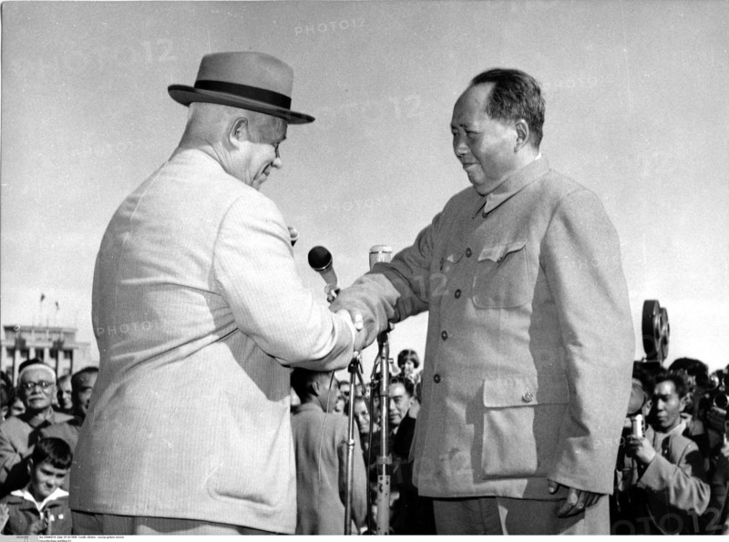 Khrouchtchev et Mao Tse-Toung