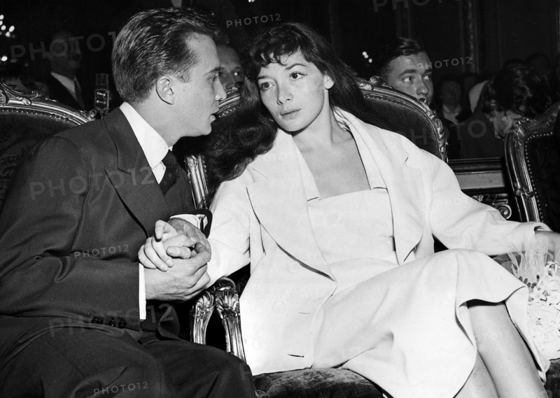 Juliette Gréco et Philippe Lemaire, 1957
