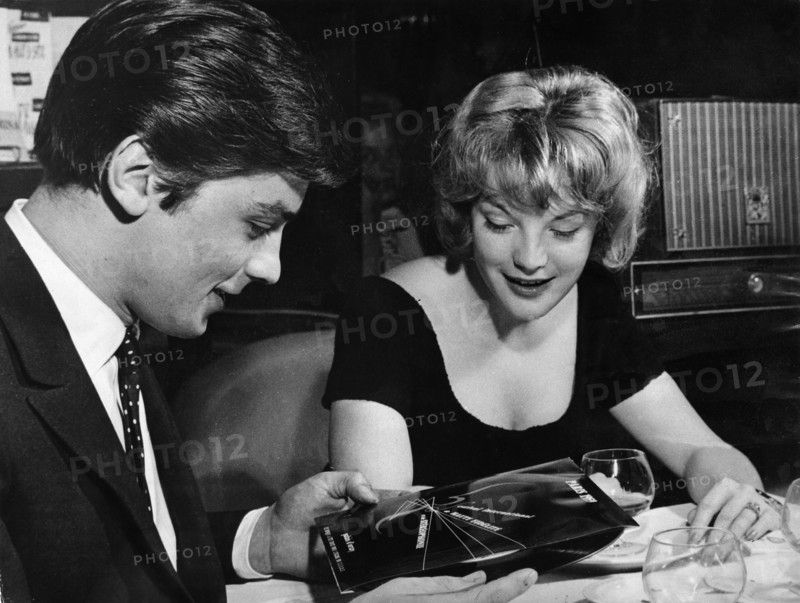 Romy Schneider et  Alain Delon