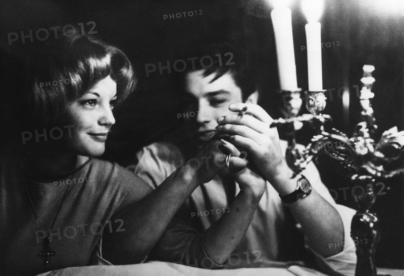 Romy Schneider et Alain Delon