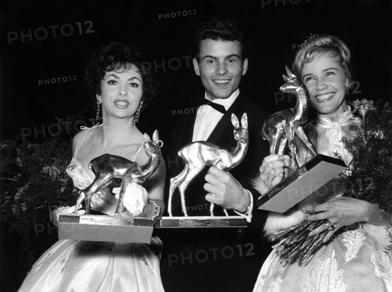 Gina Lollobrigida, Horst Buchholz et Maria Schell en 1958