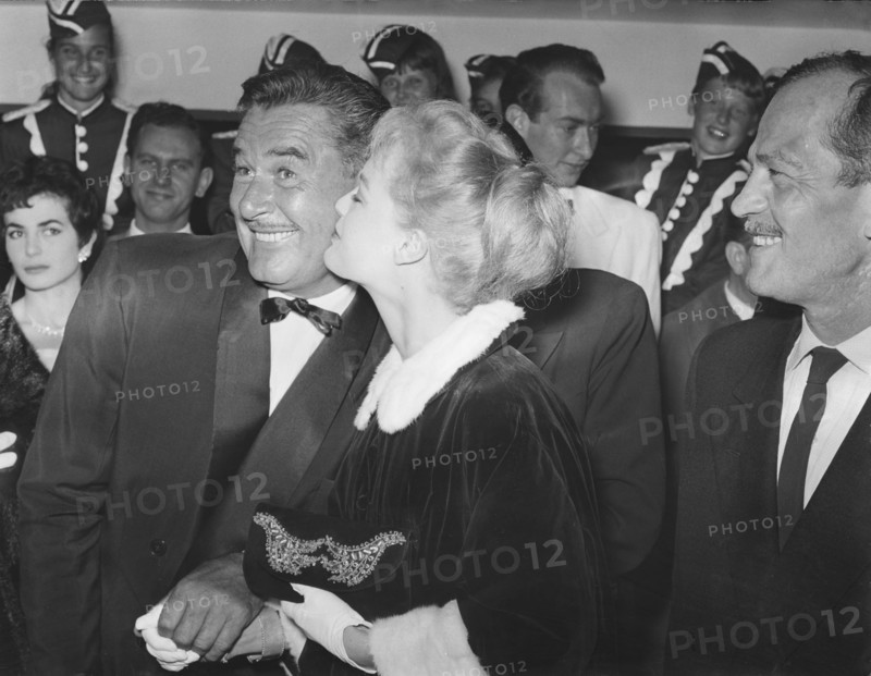 Romy Schneider et Errol Flynn