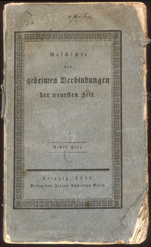 Page de titre du livre "Histoire des cercles secrets du Nouvel Age"
