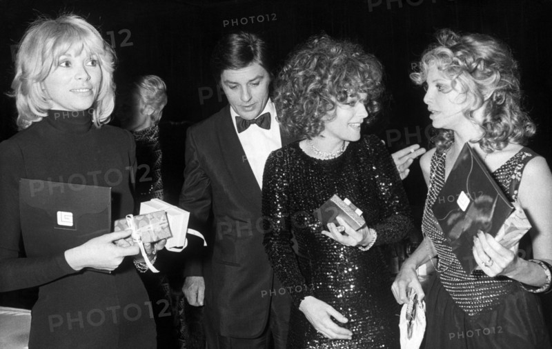Mireille Darc, Alain Delon, Romy Schneider et Sydney Rome