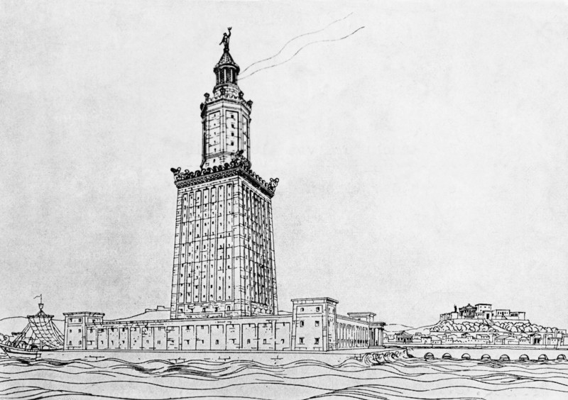 Phare d'Alexandrie à Pharos