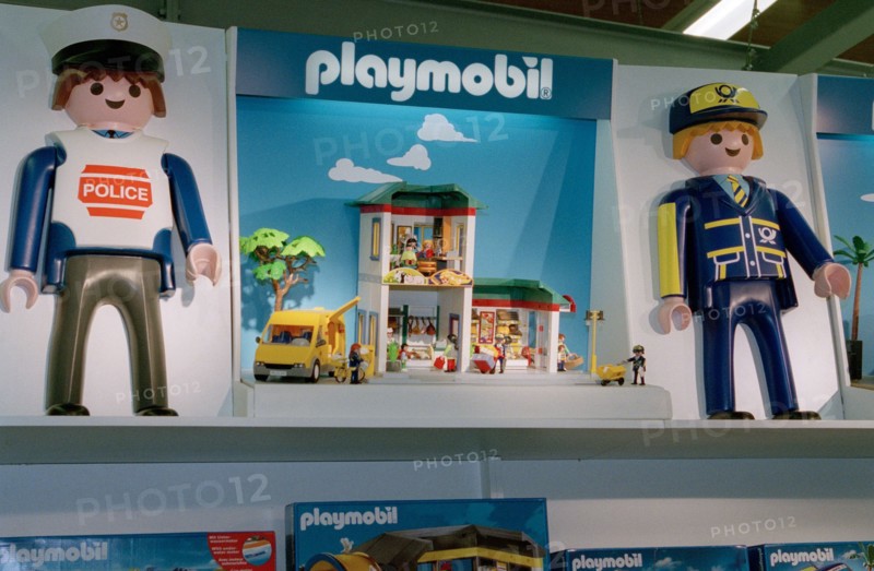 Stand de Playmobil au salon du jeu