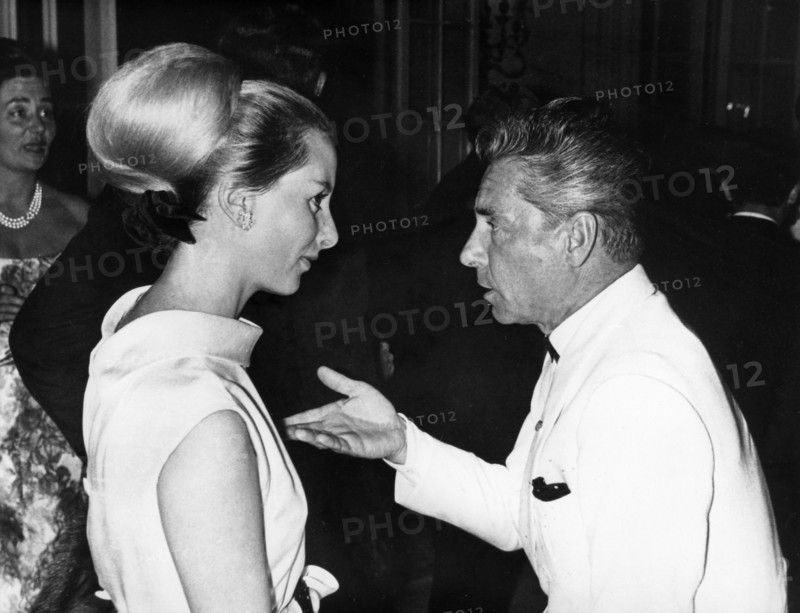 Herbert von Karajan et sa femme Eliette