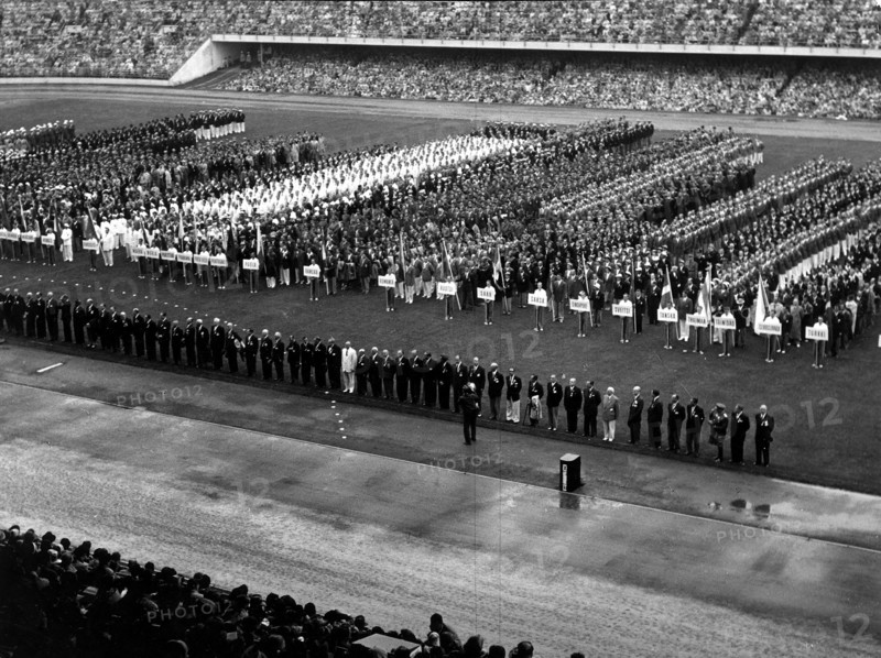 Ouverture des Jeux Olympiques de Rome le 25 août 1960