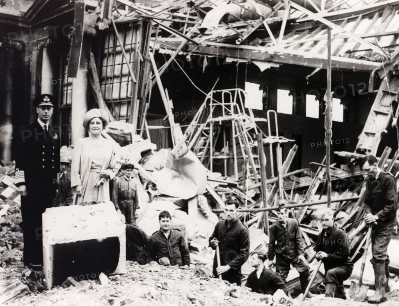 Le Roi George VI et la reine Elizabeth d'Angleterre
