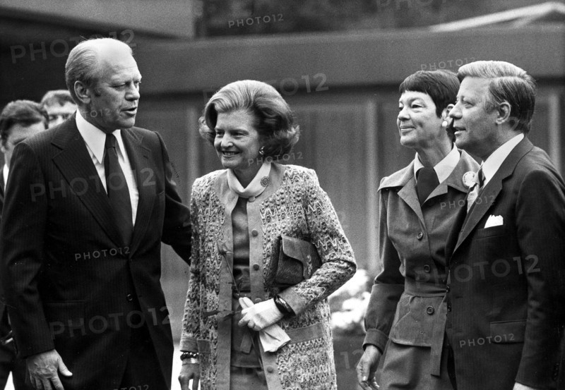 Gerald Ford et Helmut Schmidt, juillet 1975