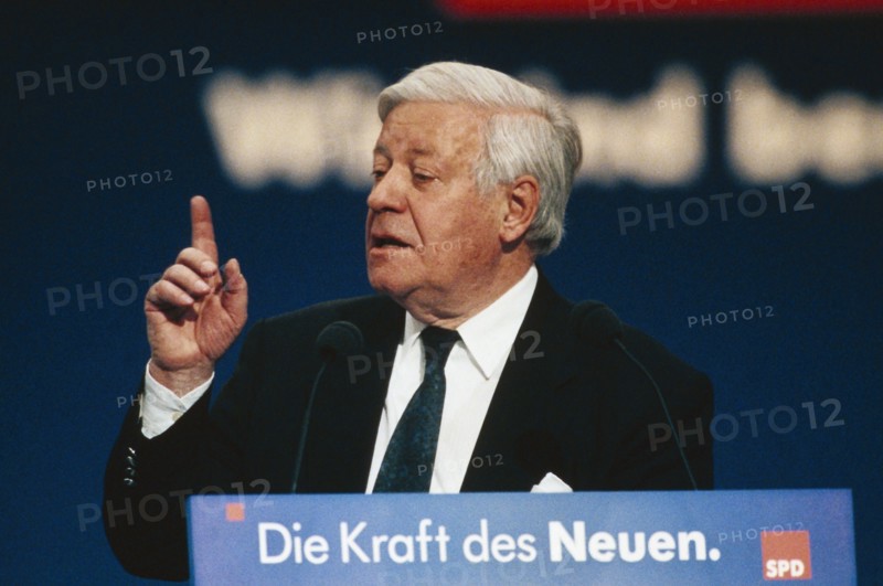 Schmidt, Helmut auf dem SPD-Parteitag in Leipzig 1998