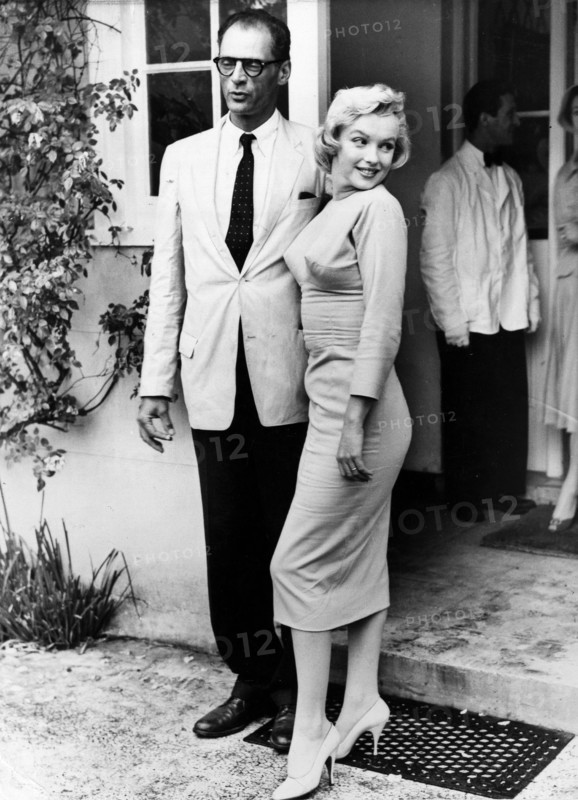 Arthur Miller et sa femme Marilyn Monroe