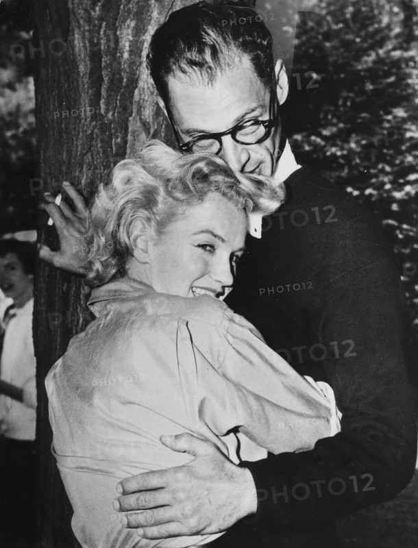 Arthur Miller et sa femme Marilyn Monroe