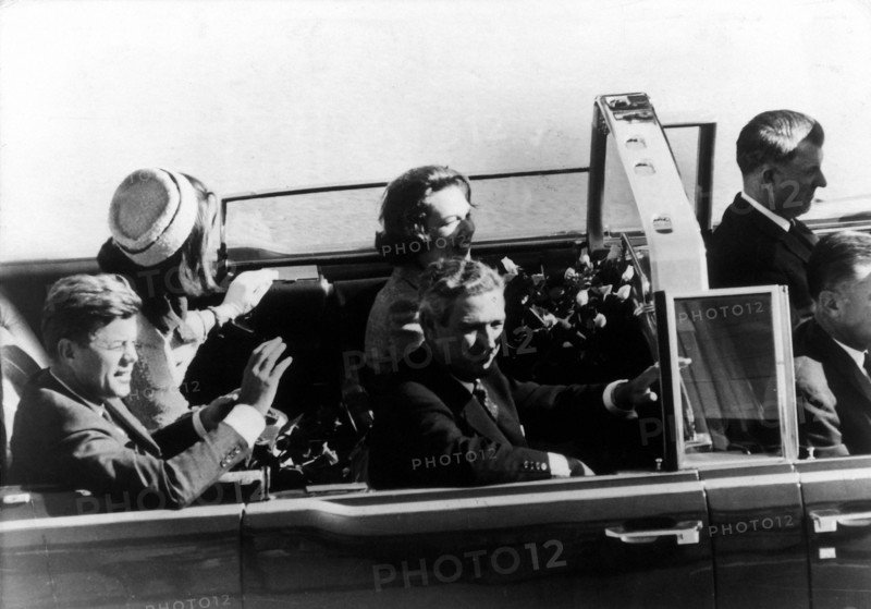 John F. Kennedy, sa femme Jacqueline et le Gouverneur Conally