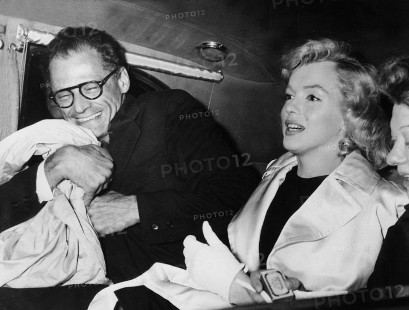 Arthur Miller et son épouse Marilyn Monroe