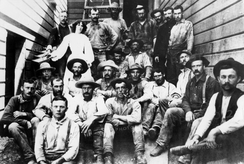 Mineurs d'or, 1880