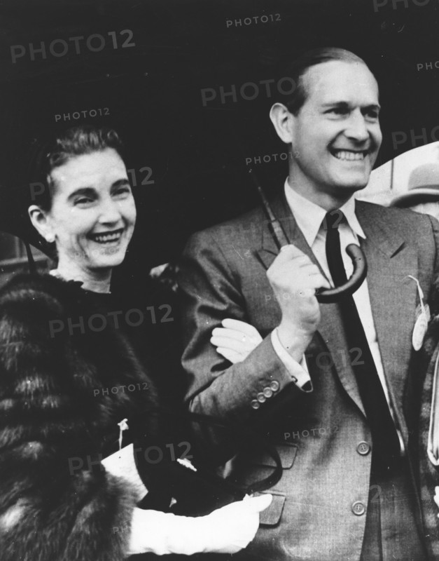 Gottfried von Cramm et sa femme Barbara Hutton