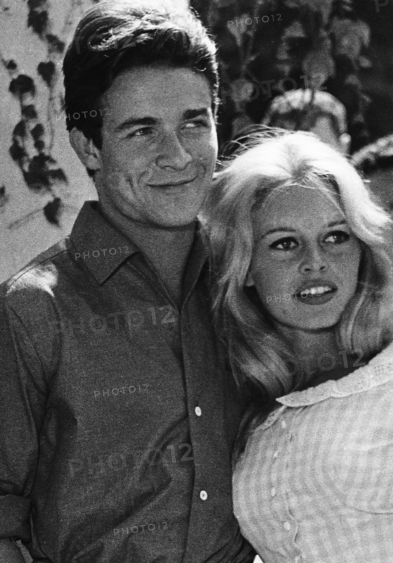 Brigitte Bardot et son mari Jacques Charrier